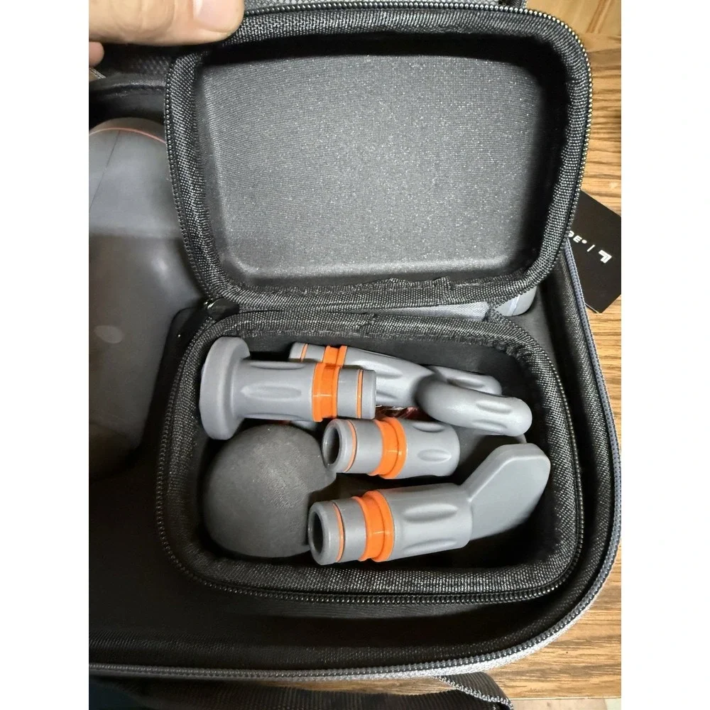 Sharper Image Power Percussion Deep Tissue Massager 2437599 6 Heads Case Tested